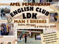 Tumbuhkan Rasa Saling Menghargai antarSesama dan Meningkatkan Minat Belajar Bahasa Inggris IEC MAN 1 Brebes Adakan LDK 