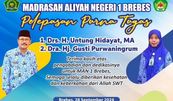 Pelepasan Purna Tugas Bapak Drs. H. Untung dan Ibu Hj. Gusti Purwaningrum